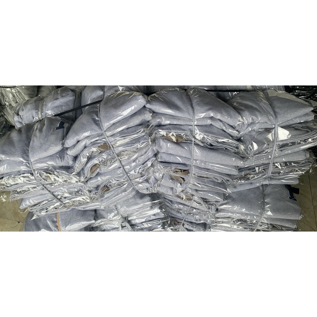 Set đồ nam nữ form rộng unisex, áo cổ bẻ kèm quần short đùi thêu logo chất liệu cotton tổ ong