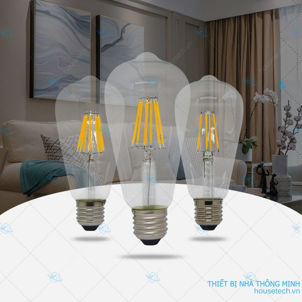 Bóng đèn led edison 8W E27ST64