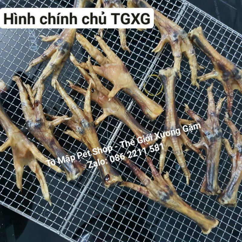 [HOMEMADE MENU] CHÂN GÀ SẤY CHO CHÓ HOMEMADE TREATS