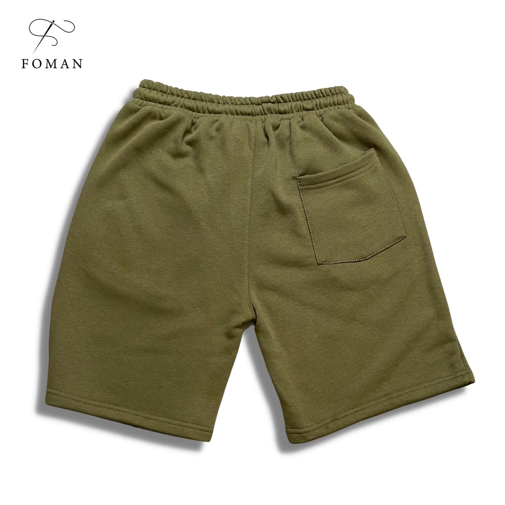 Quần Short Basic Nam Nữ FOMAN vải Cotton chân cua Form Unisex thiết kế Trẻ Trung Cá Tính