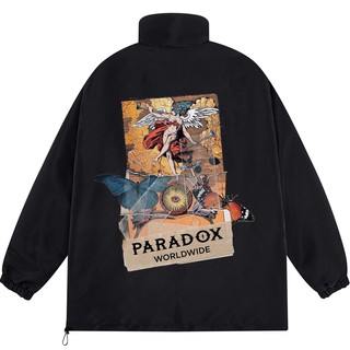Áo khoác dù dây kéo Paradox EKOSYSTEM ZIP OVER-PRINTED JACKET