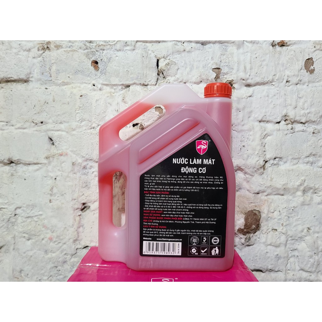 Nước làm mát động cơ ô tô Flamingo F078  - Can 5 lít