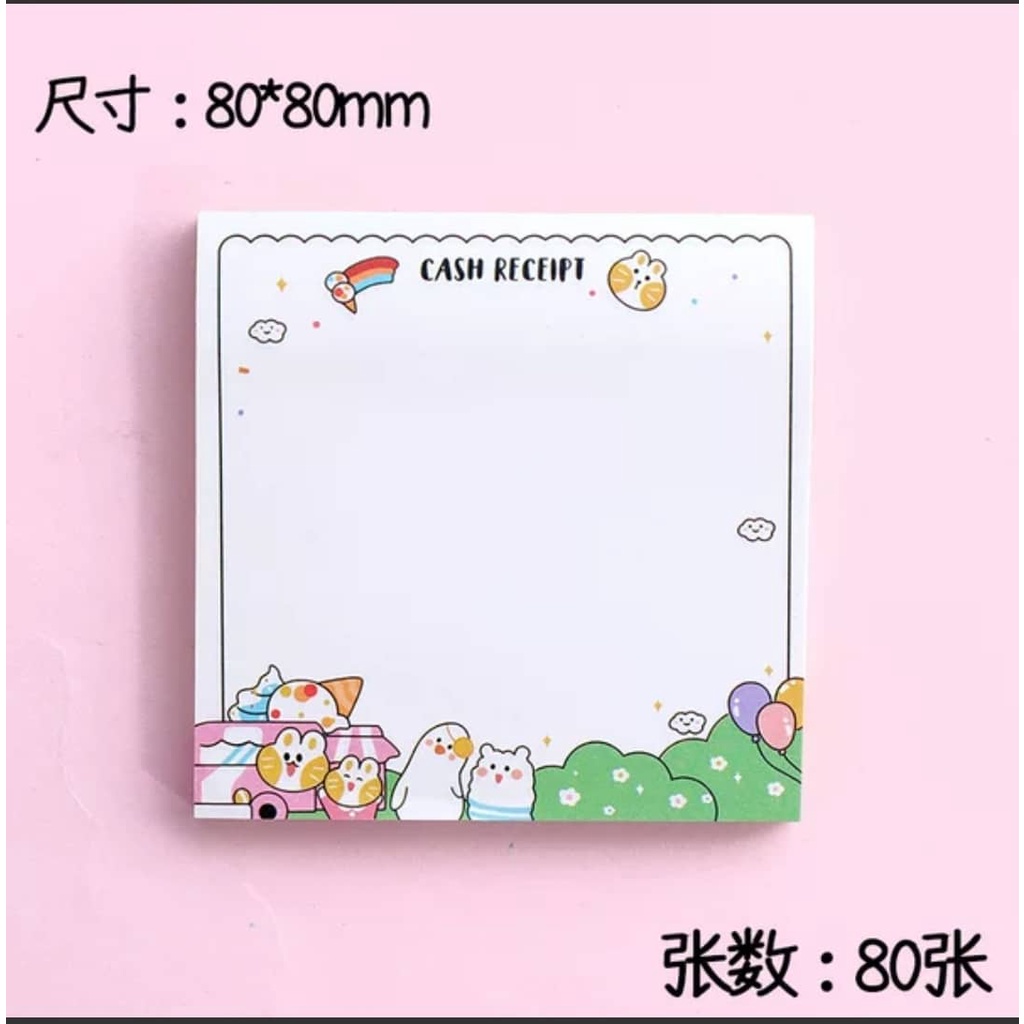 Giấy nhớ, giấy ghi  chú,giấy note cute