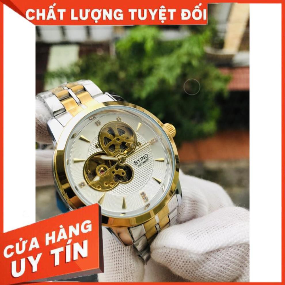 đồng hồ BYINO nam cơ lộ máy chính hãng cao cấp (tặng kèm hộp)