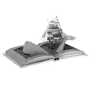 Mô Hình Lắp Ghép kim Loại 3D Moby Dick - Cá voi trắng