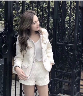 Set Tweed Cực Sang Chảnh 🌟CAO CẤP🌟( Còn Màu Trắng )