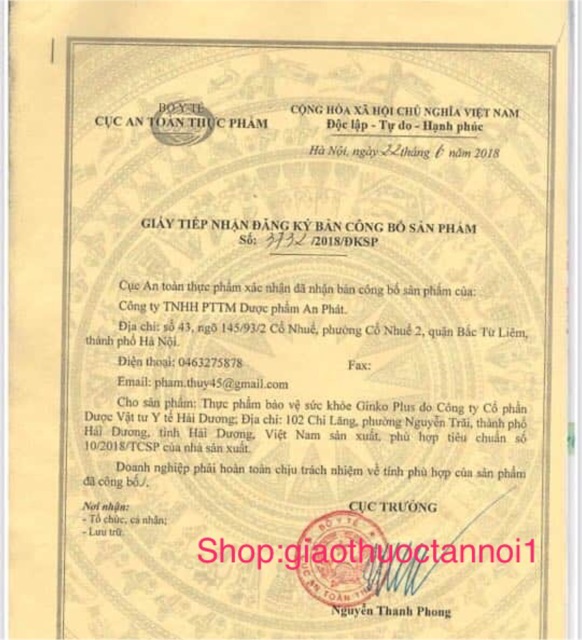 Ginko plus 150mg  (giúp hoạt huyết ,hỗ trợ tăng cường tuần hoàn não, giảm các biểu hiện thiểu năng tuần hoàn não...)