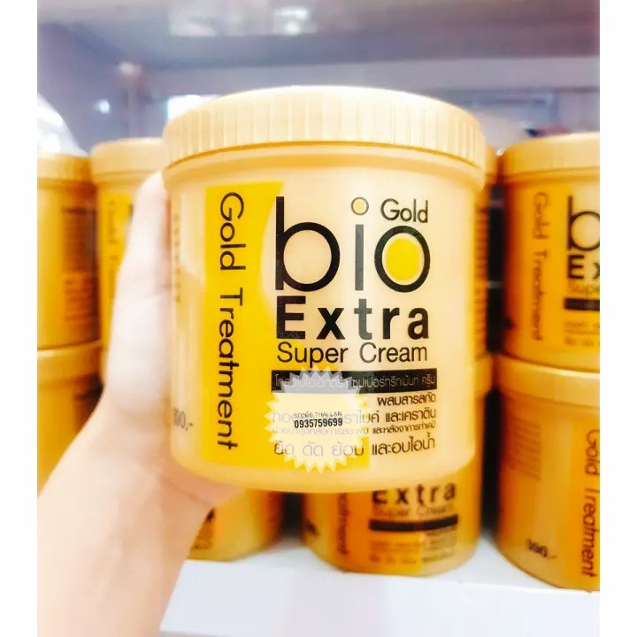 [HÀNG CHÍNH HÃNG]Ủ TÓC bio extra gold treatment 500ml