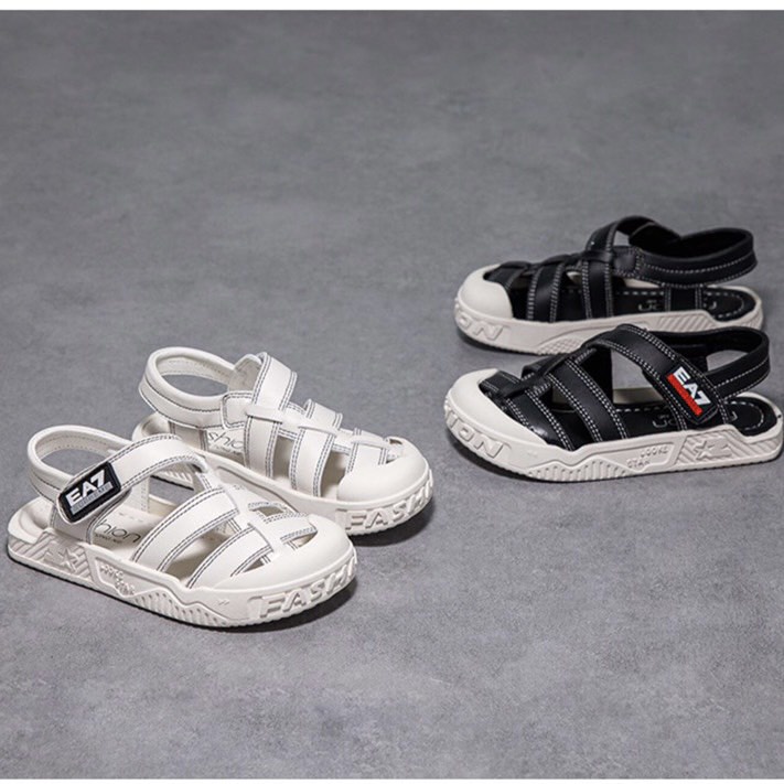 Sandal bé trai - dép rọ quai hậu cho bé đi học, đi chơi, đế mềm êm chân QCCC Babybees ABC523