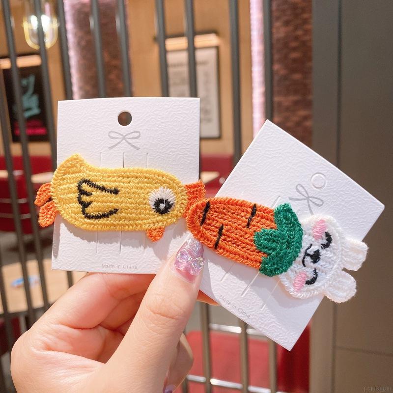 Kẹp Tóc Len Dễ Thương Cho Bé Gái