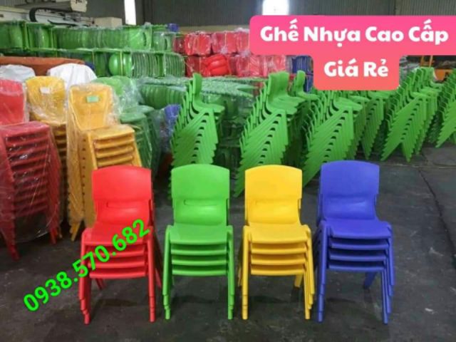 Ghế nhựa nhiều màu giá rẻ 80k | BigBuy360 - bigbuy360.vn