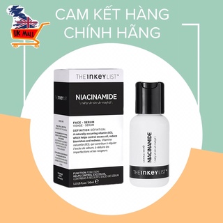 Serum hỗ trợ ngăn ngừa mụn kiềm dầu mờ thâm The Inkey List Niacinamide 30ml