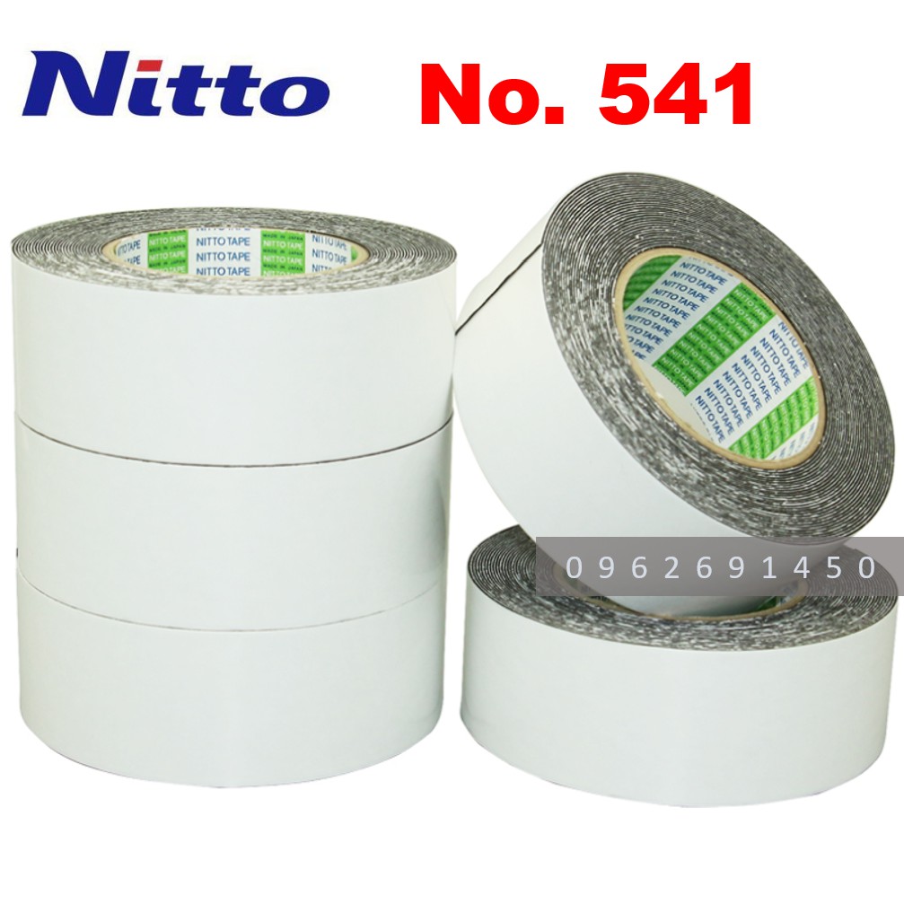 NITTO 541 băng keo hai mặt bọt cao su butyl