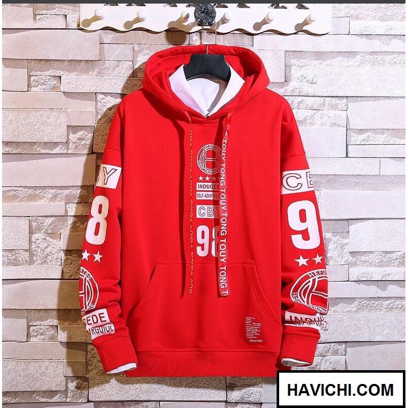 Áo Hoodie nam 𝗙𝗥𝗘𝗘𝗦𝗛𝗜𝗣 Áo khoác Hoodie nam Đỏ 98