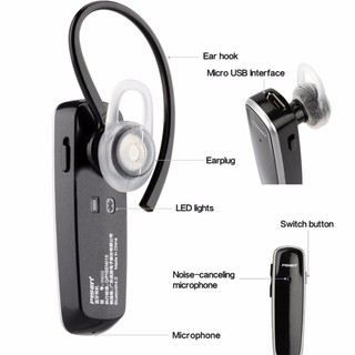 Tai nghe Bluetooth PISEN LE002 (Đen)