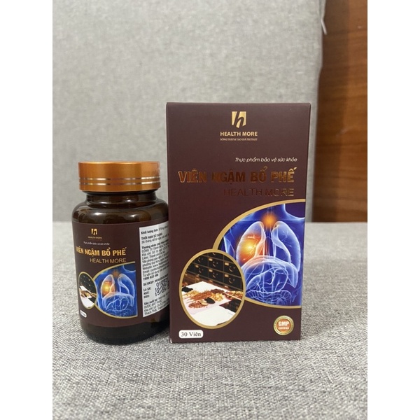 Viên Ngậm Bổ Phế Health More Hỗ Trợ Giảm Ho Giảm Đờm Giúp Giảm Các Biểu Hiện Đau Rát Họng Khản Tiếng Do Ho Kéo Dài