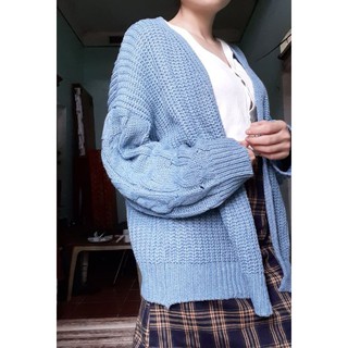 ÁO KHOÁC LEN CARDIGAN THỪNG (CÓ ẢNH THẬT)