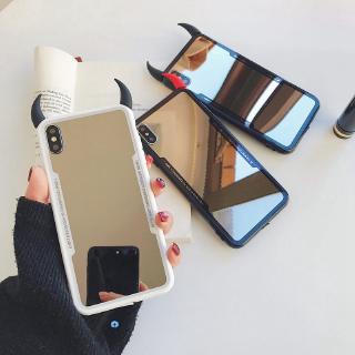 Ốp điện thoại kính cường lực tráng gương cho iPhone 6 6S 7 8 Plus X XS XR XS Max 11 Pro Max