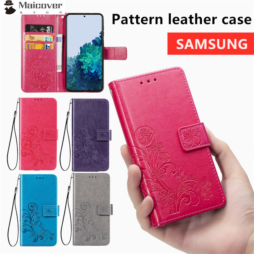 Samsung Galaxy J7 J5 J3 S9 S8 S7 S6 Plus Edge J710 J510 J310 J320 2016 Flower Flip Wallet Leather Card Phone Cover Holder Case