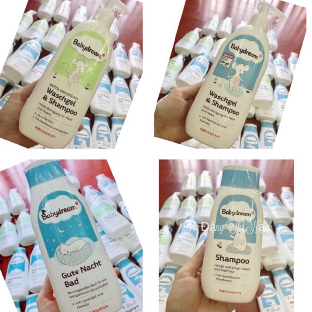 SỮA TẮM GỘI BABYDREAM 500ml