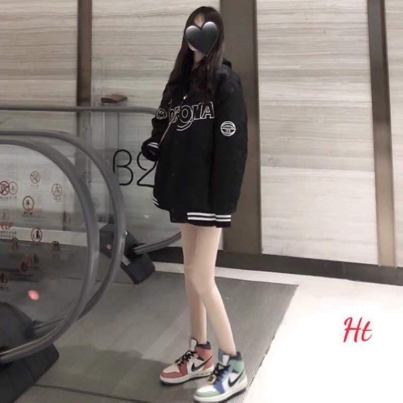 Áo khoác bomber mặt quỷ HT12