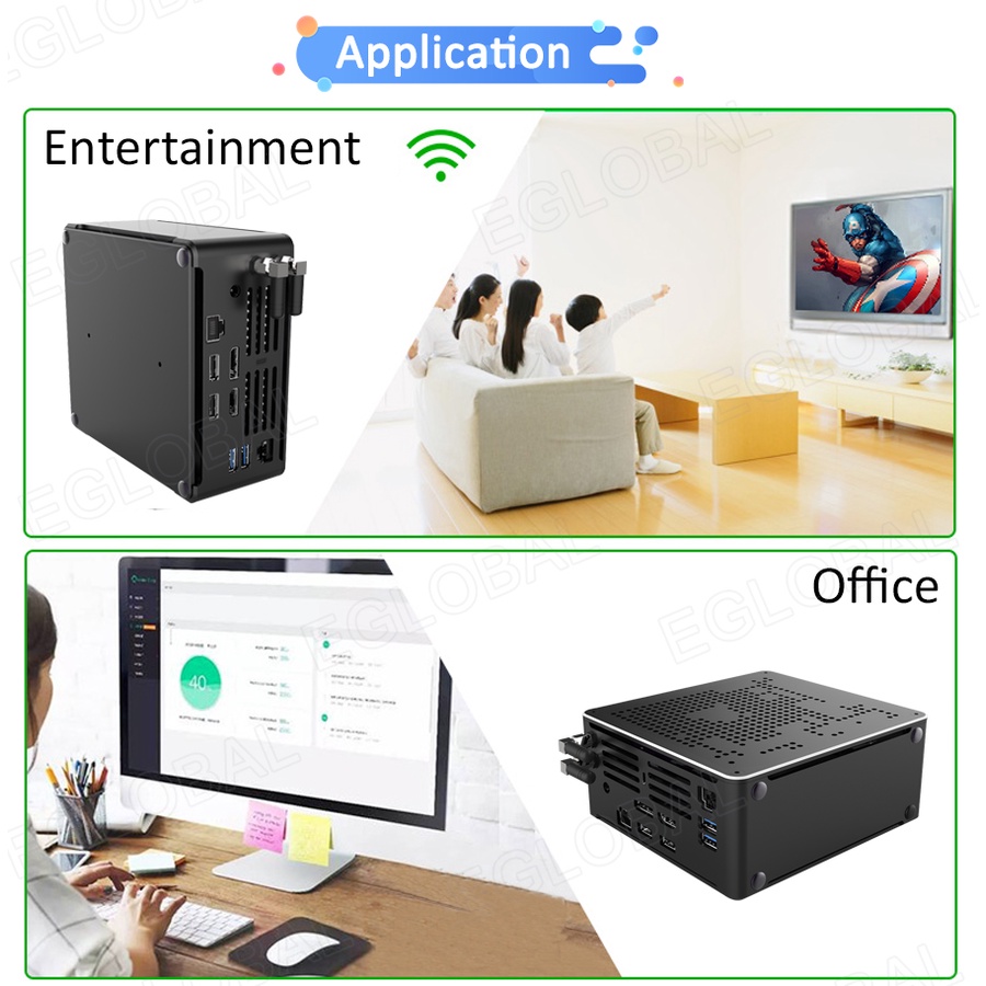 máy tính mini, mini pc EGLOBAL S210H Coffee Lake Intel Xeon E-2176M | BigBuy360 - bigbuy360.vn