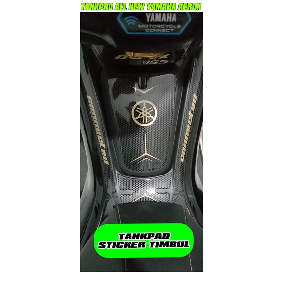 Miếng Dán Trang Trí Bàn Đạp Xe Hơi 5d Bằng Sợi Carbon Cho yamaha aerox 2022