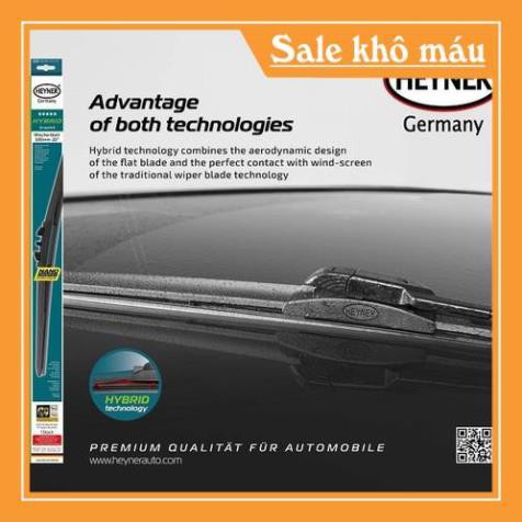 [ GIẢM GIÁ ]  cặp chổi gạt mưa cần gạt nước mềm heyner germany hybird hình ảnh thật