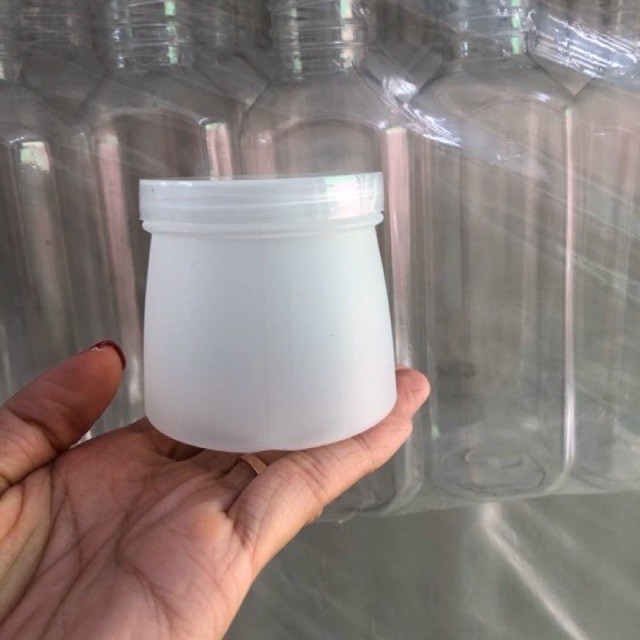 50 Hũ nhựa đựng sữa chua 100 ml 120ml 160ml có nắp