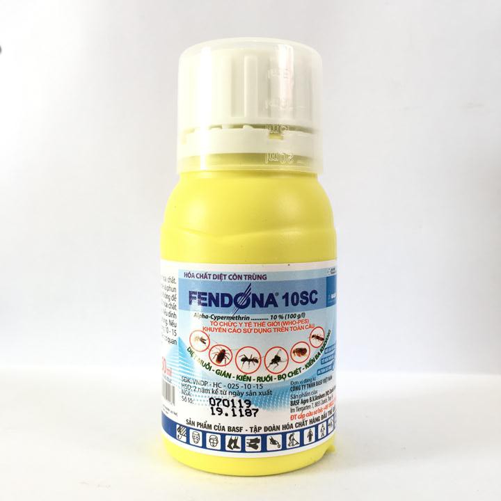 Chế phẩm diệt muỗi, côn trùng Fendona 10SC chai 50ml