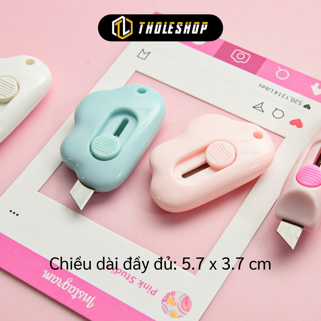 Dao Cắt Giấy - Dao Rọc Giấy Mini Cute Hình Đám Mây Dễ Thương Học Sinh Văn Phòng 9448