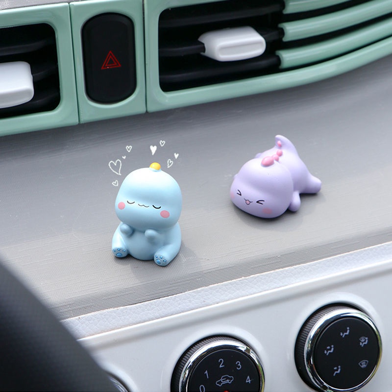 Đồ trang trí Khủng Long Nhỏ Nhiều Kiểu Hoạt Hình Đáng Yêu Trang Trí Xe Hơi