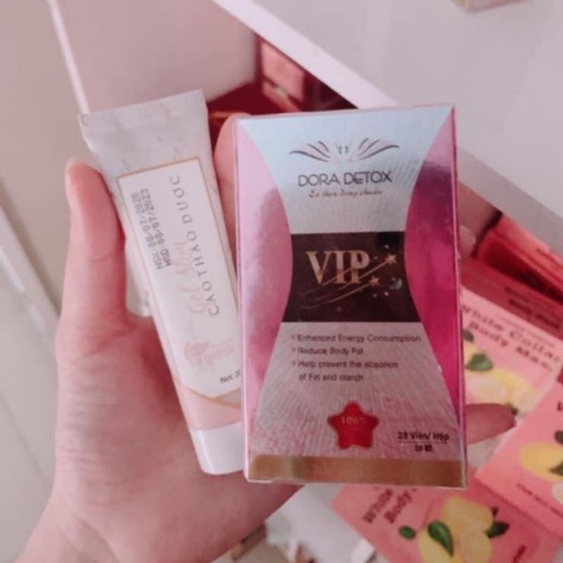 DORA DETOX VIP(CAM KẾT CHÍNH HÃNG)TẶNG XẸP BỤNG