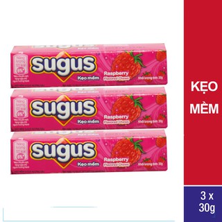 Kẹo mềm Sugus hương dâu túi 3 thanh 30g