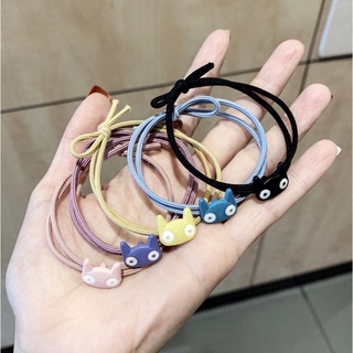 (Random) Dây Cột Tóc Mặt Hình Mèo Nhiều Màu Sắc