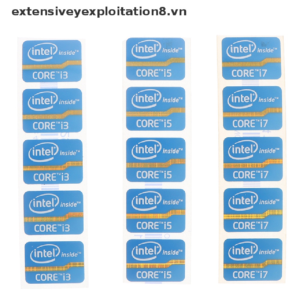 【extensive】 Ultrabook Performance Label Sticker Laptop Logo Sticker Intel Core i3 i5 i7 【vn】