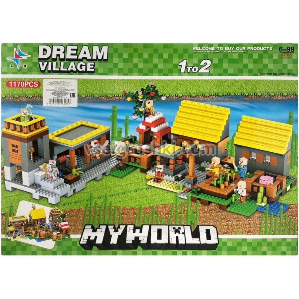Lego Ghép Hình 1170 Miếng Ghép Game My World SP695