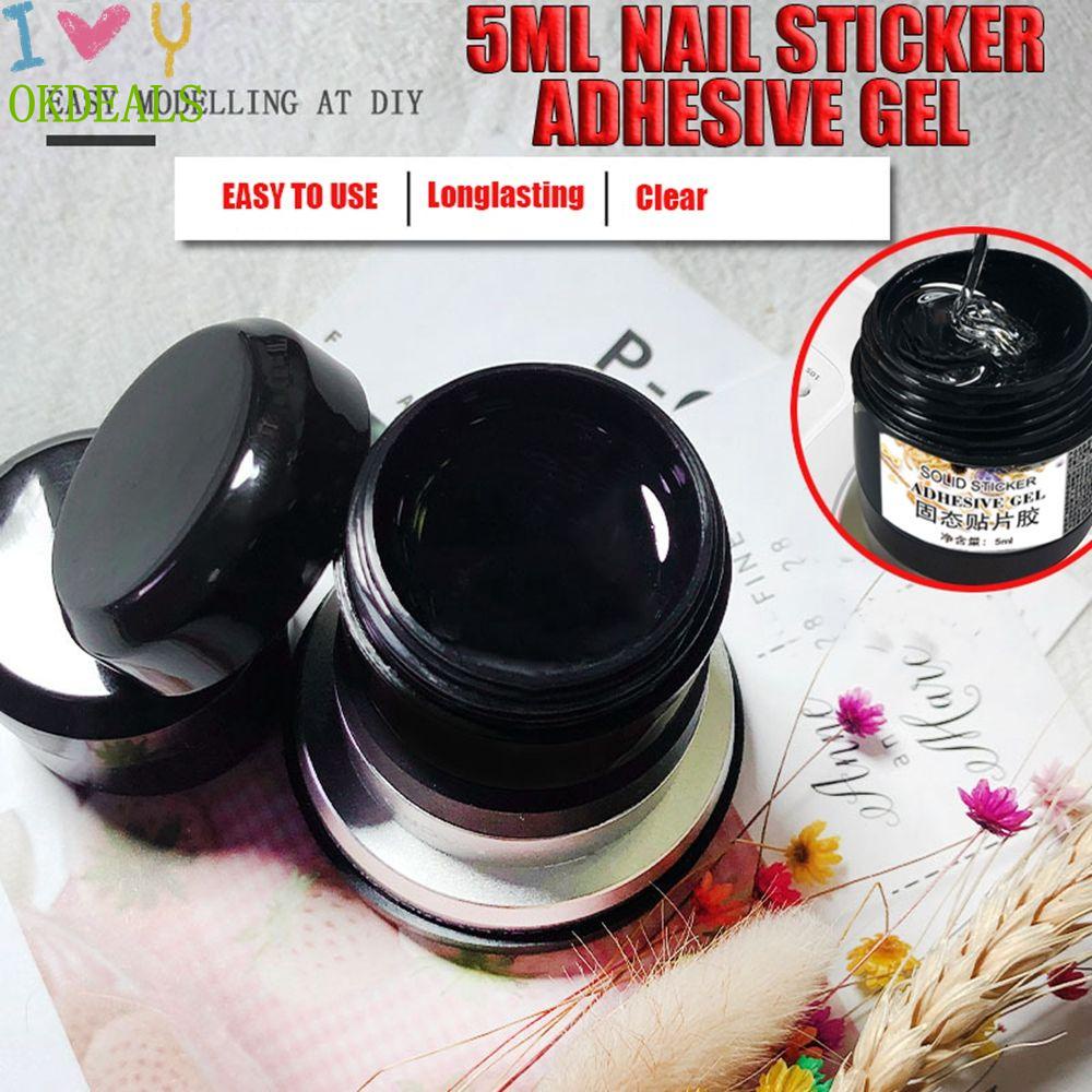 [Hàng mới về] Gel dán móng 3 trong 1 có thể chạm khắc trang trí móng nghệ thuật nhanh khô sấy khô bằng đèn led UV 5ml