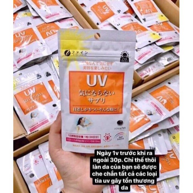 (Chuẩn Nhật,đủ bill) Viên uống chống nắng UV Care Plus Fine Japan | BigBuy360 - bigbuy360.vn