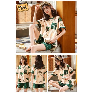 Trả order bộ ngủ cộc tay hoạt hình