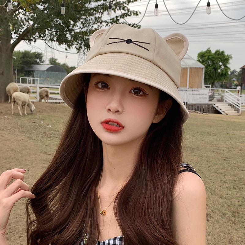 Mũ Tai Bèo Hình Mèo Dễ Thương Cho Nữ