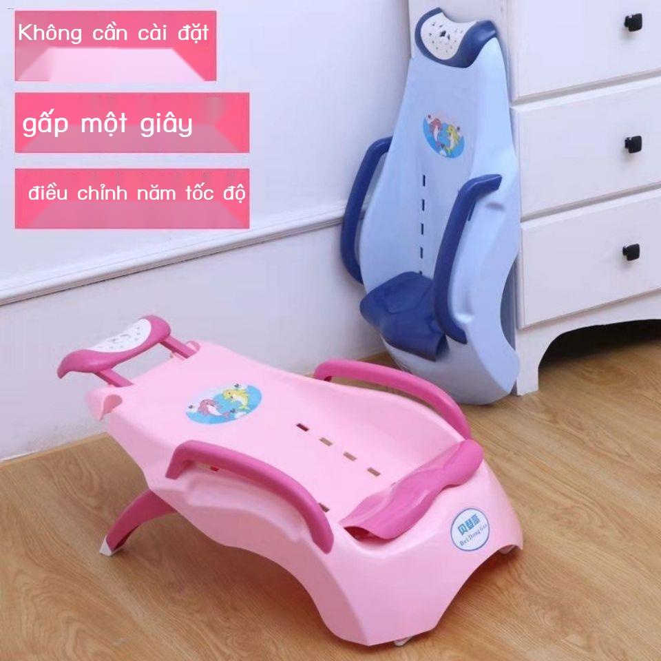 Giặt ghế tựa làm dày điều chỉnh giường gội đầu cho trẻ em gấp bồn tắm lớn ngồi đẩu mới biết đi nữ