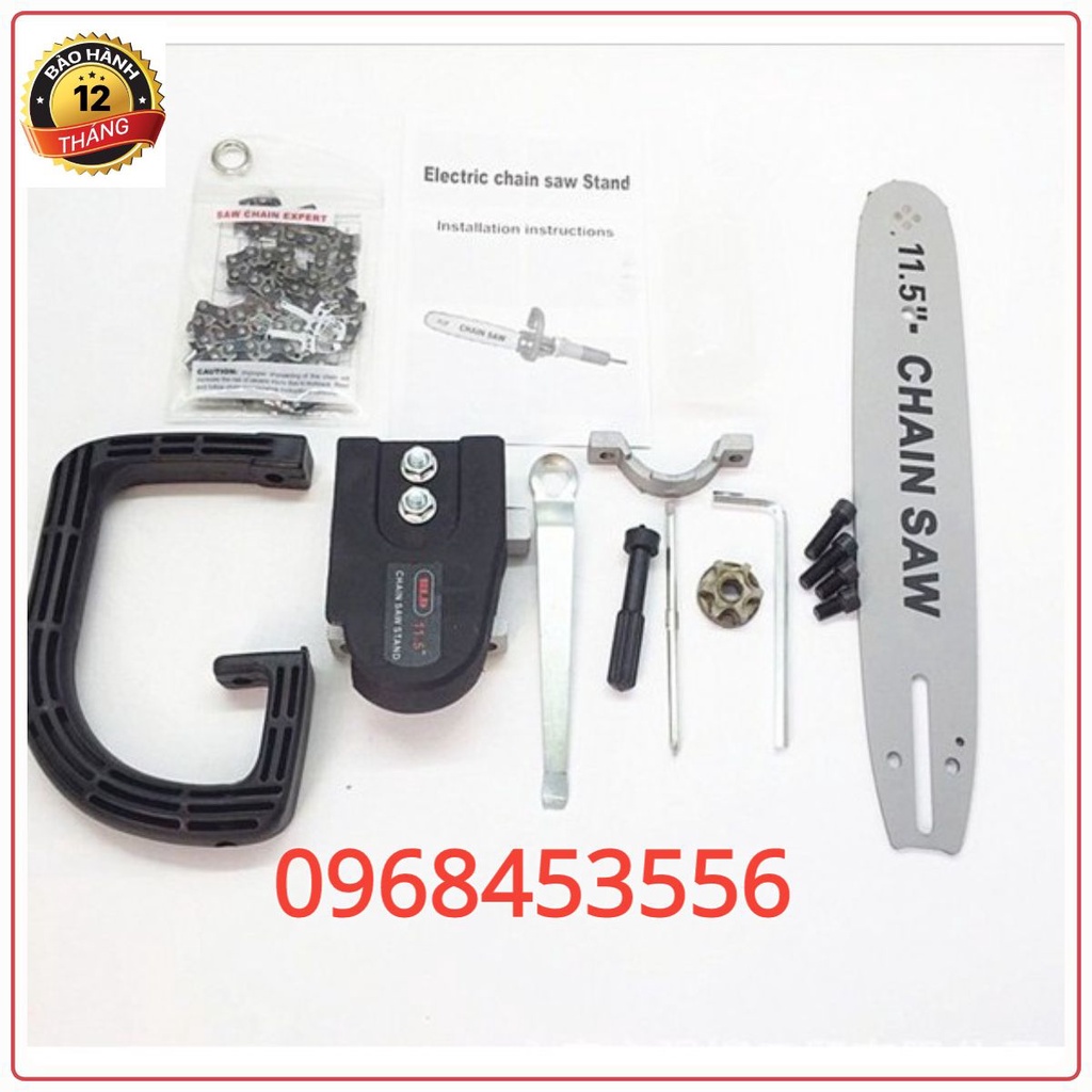 Bộ chuyển đổi máy mài góc thành máy cưa xích cầm tay