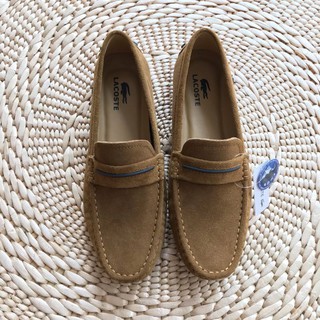 Giày lười da lộn nam Lacoste