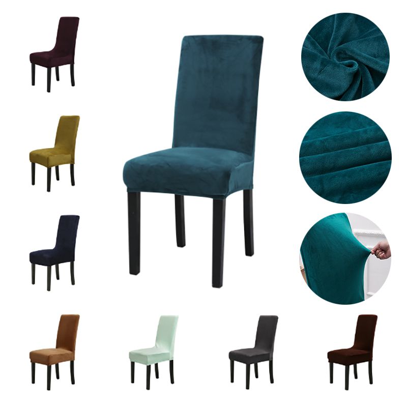 Vỏ Bọc Ghế Ngồi Co Giãn Màu Trơn Dành Cho Khách Sạn / Tiệc Cưới