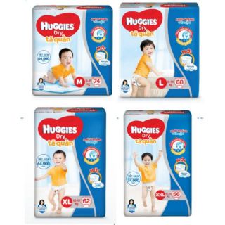 Tã quần Huggies M74/L68/Xl62