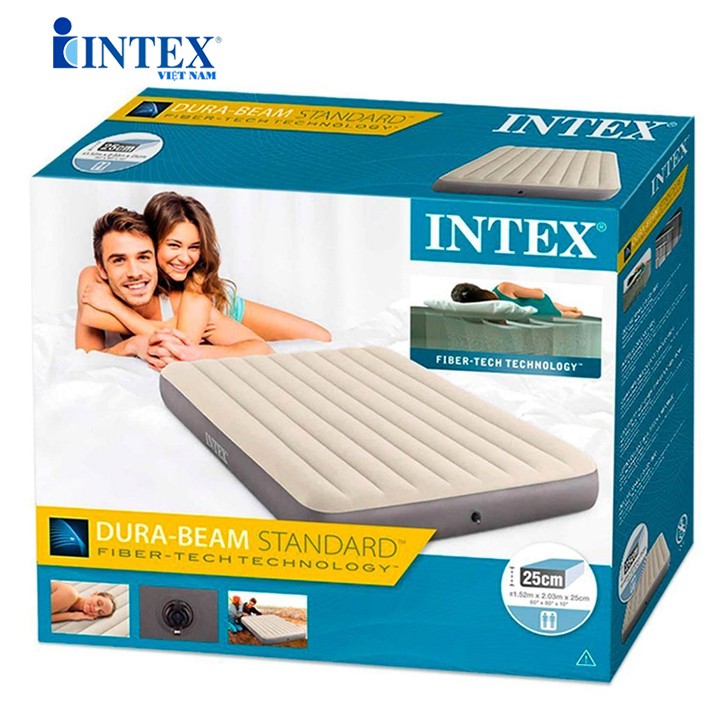  Đệm hơi đôi 1m52 công nghệ mới INTEX 64709