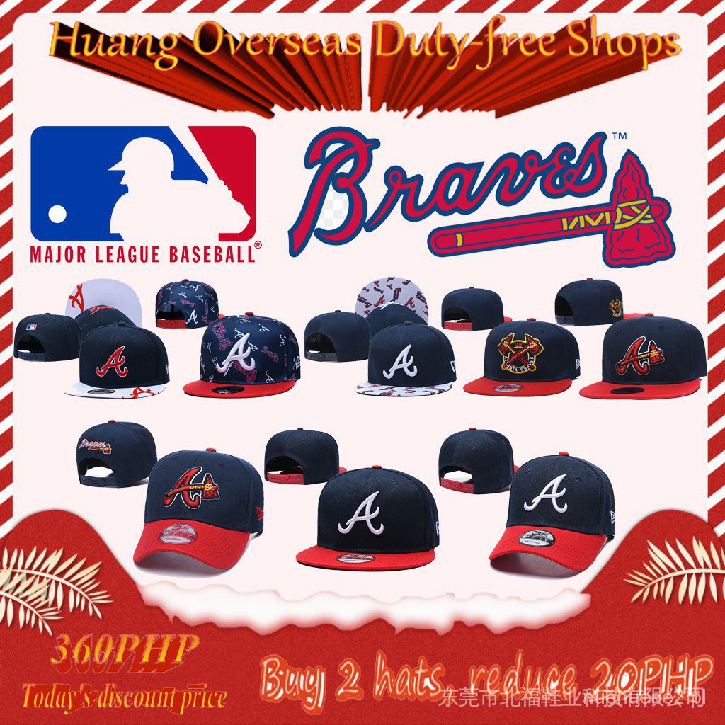 Hot sale MLB Atlanta Braves Caps baseball cap adjustable Hip hop hat classic Metal Label Logo Unisex fashion man and woman TA B0 jSAA