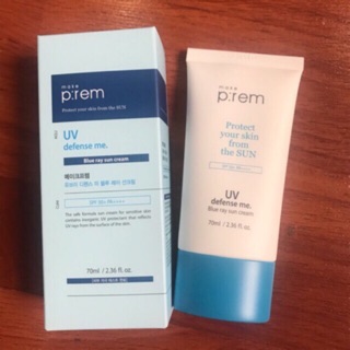 Kem Chống Nắng Vật Lý Make P:rem Prem UV Defense Me Blue Ray 70ml (Date Xa Nhất)