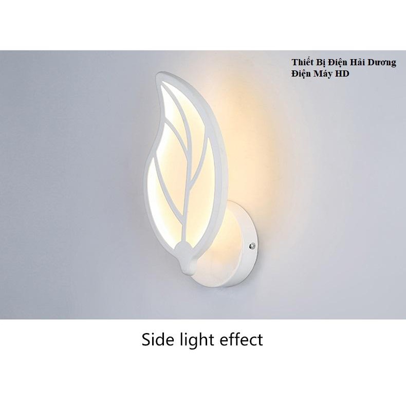 Đèn trang trí gắn tường hình lá NT601 3 chế độ ánh sáng Trắng - Vàng - Trung Tính -Energy Green Lighting - BH 18 tháng